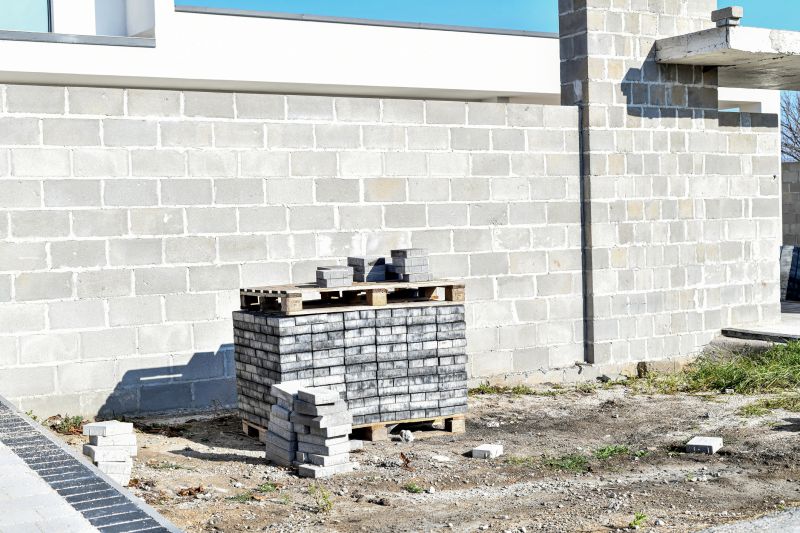 Cinder Blocks Installation