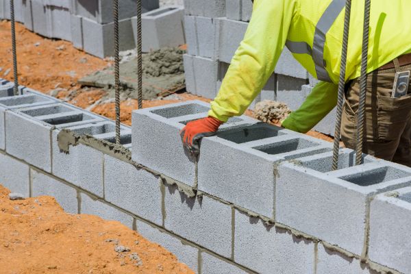 Concrete Blocks Installation in Danbury