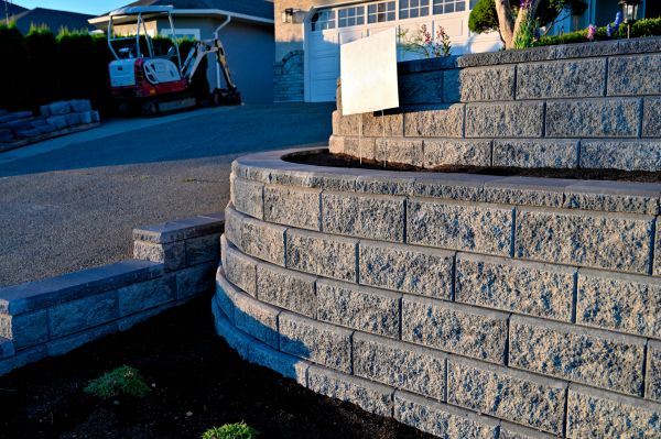 Stone Retaining Wall Repair in Danbury