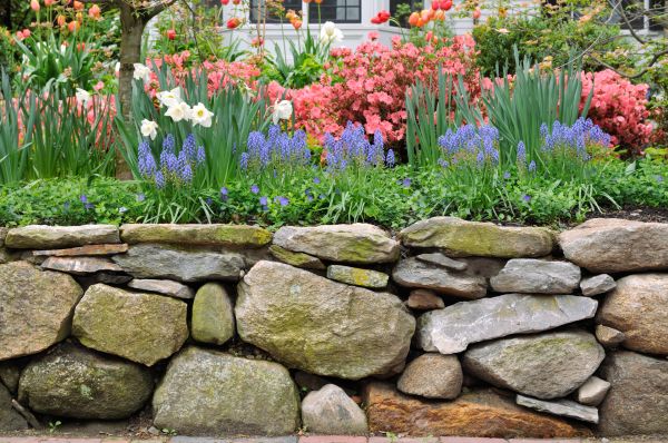 Garden Wall Installation in Danbury